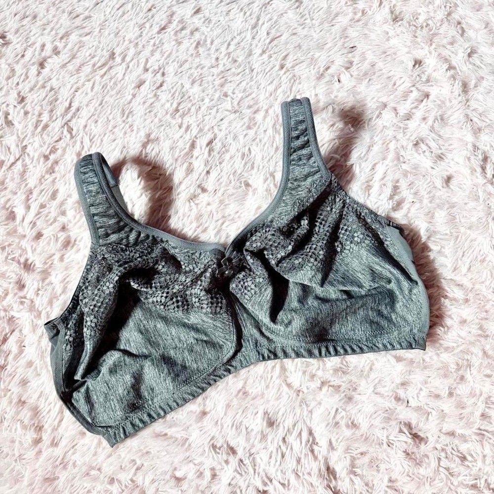 Glamorise Wireless Magic Lift Moisture Control Full Coverage Bra Womens 42H